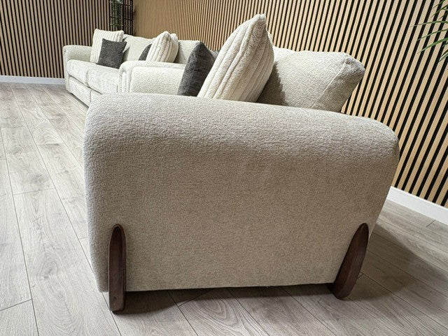 Sofology Marble Arch Fabric 4 Seater Sofa + Love Chair Set, RRP £3098