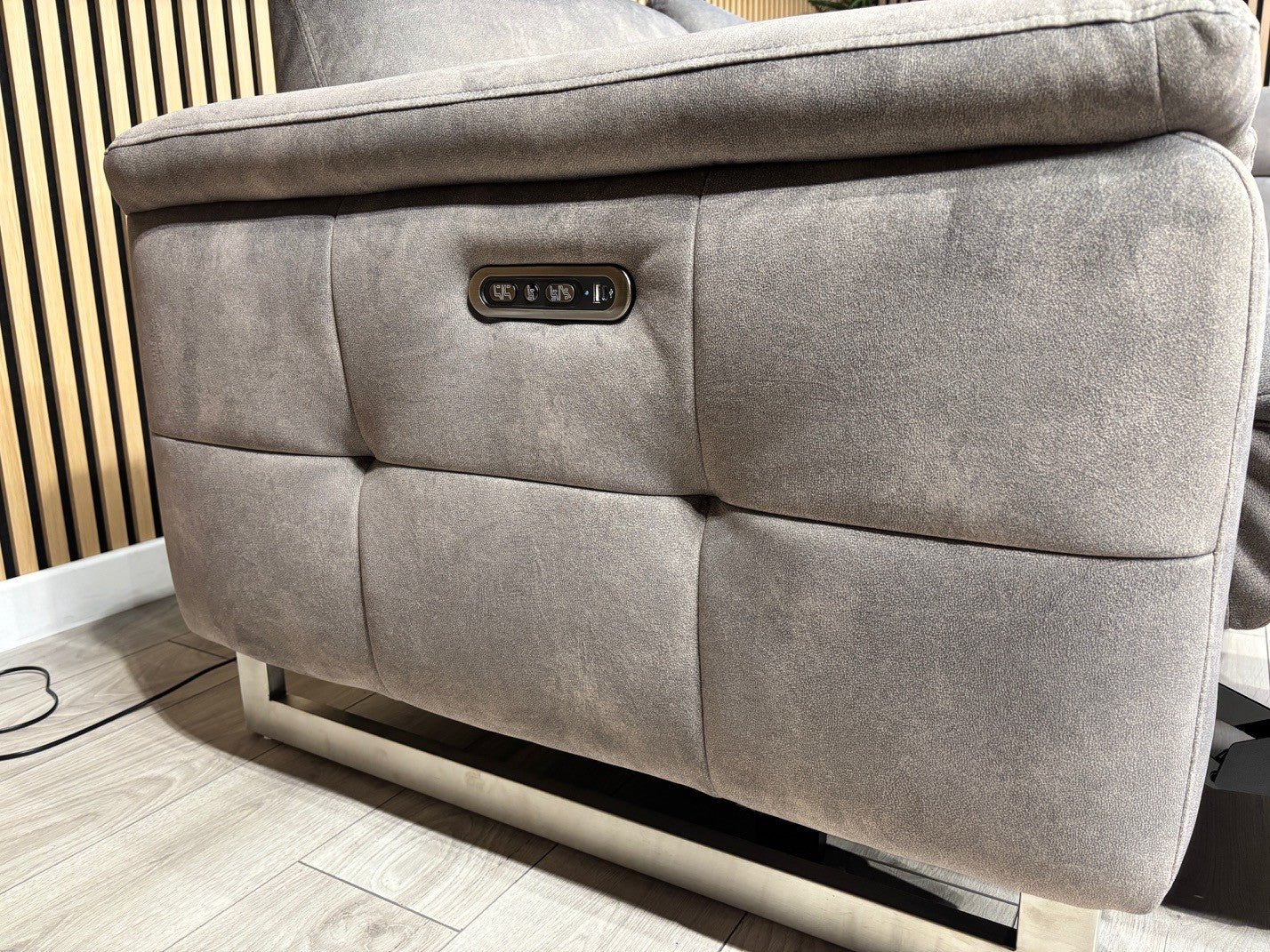 Furniture Village MOET Fabric 2 Corner 2 Sofa Power Recliners - RRP £3595