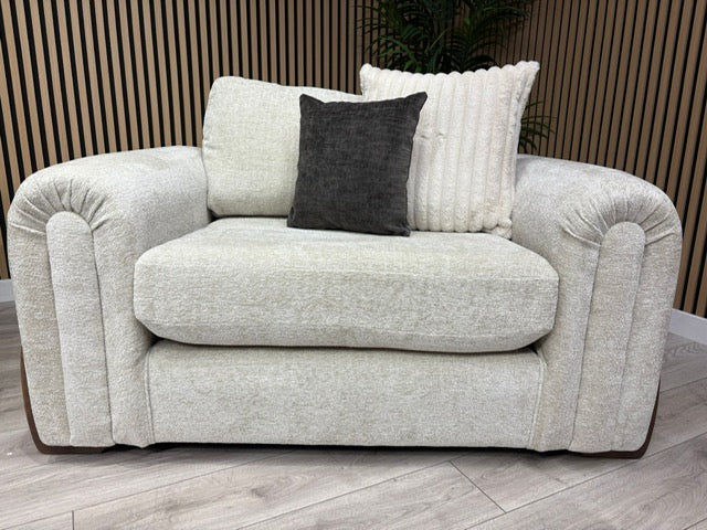 Sofology Marble Arch Fabric 4 Seater Sofa + Love Chair Set, RRP £3098