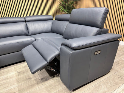 Furniture Village - Nicoletti Davide Small Leather Corner Power Recliner - RRP £4945