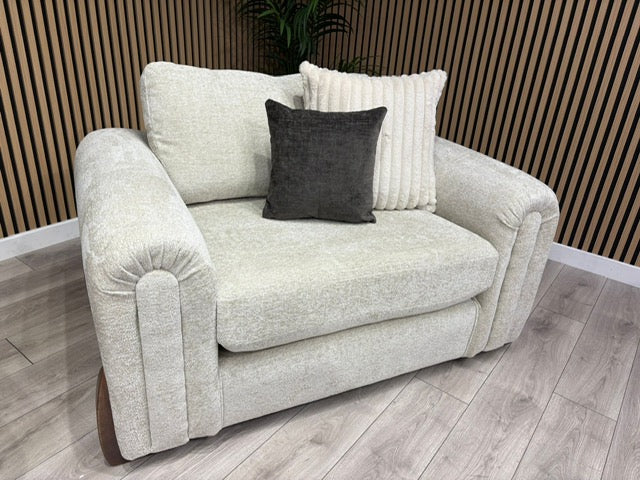 Sofology Marble Arch Fabric 4 Seater Sofa + Love Chair Set, RRP £3098