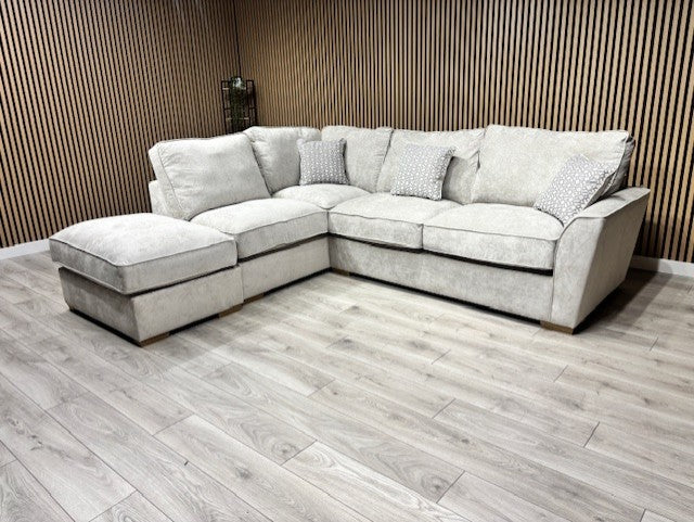 Furniture Village New Legend LHF Fabric Chaise Corner Sofa