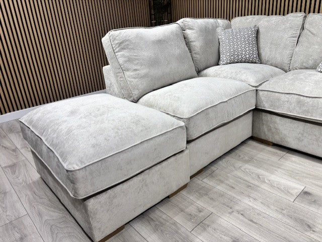 Furniture Village New Legend LHF Fabric Chaise Corner Sofa