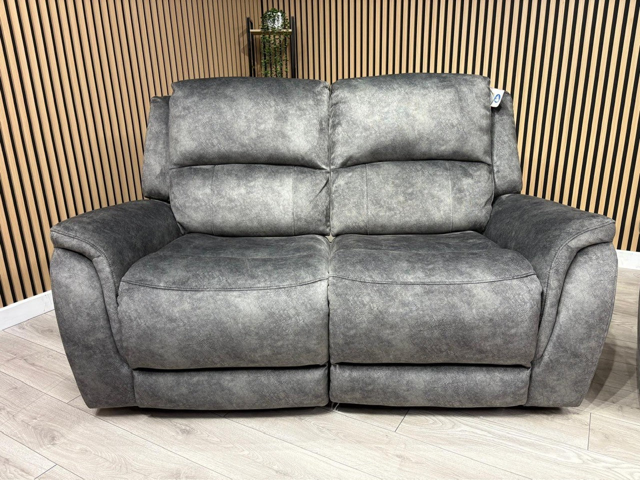 DFS Dylan Fabric 3 Seater + 2 Seater Sofa Set Power Recliners RRP £1878