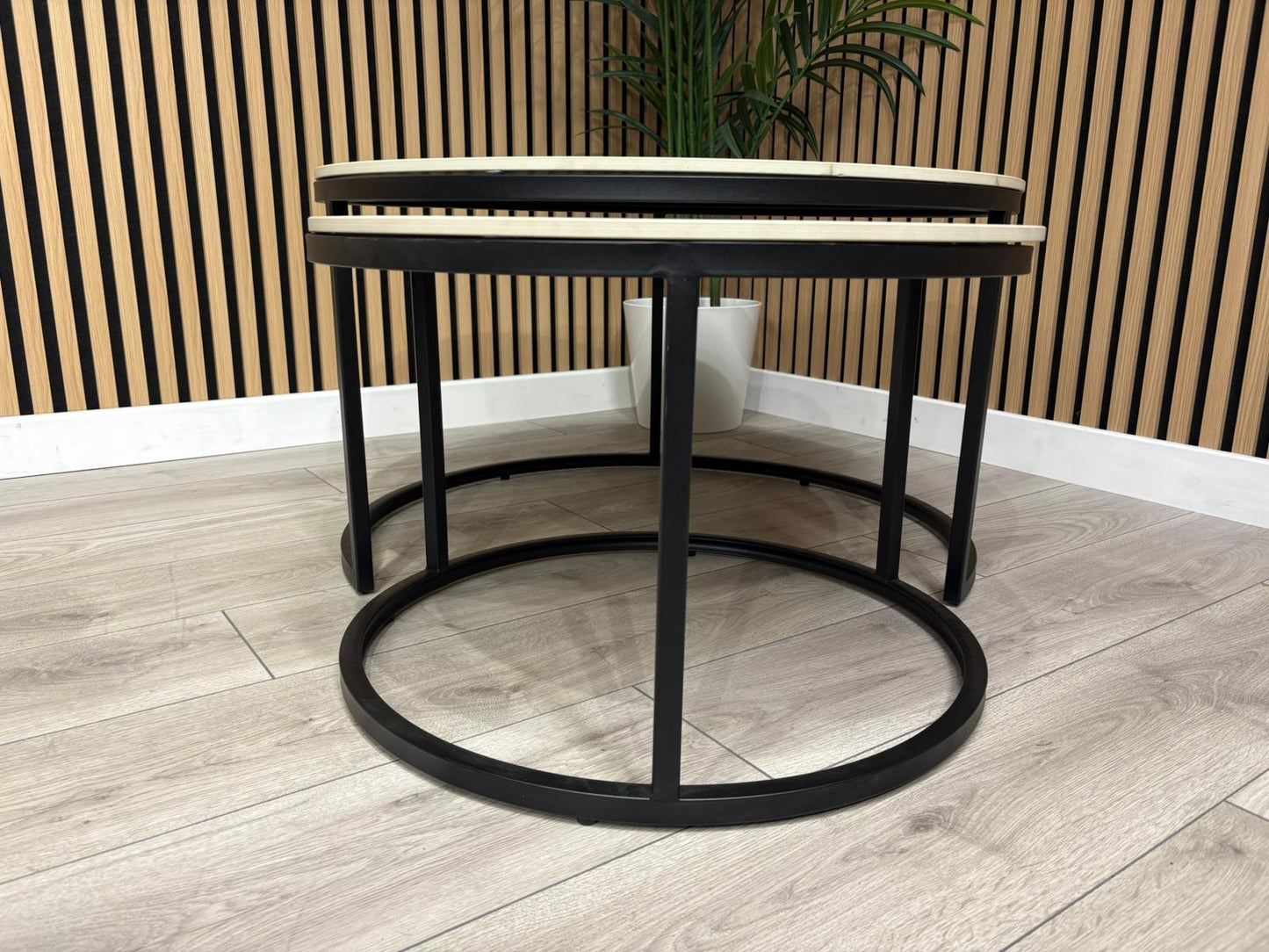 Furniture Village - Yoyo Nest Of Round Coffee Tables, Teal RRP £569