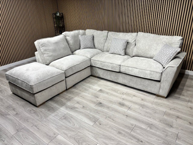 Furniture Village New Legend LHF Fabric Chaise Corner Sofa