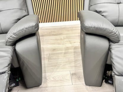 SOPHIA Leather 2+2 Seater Sofa Set Power Recliners RRP £3598