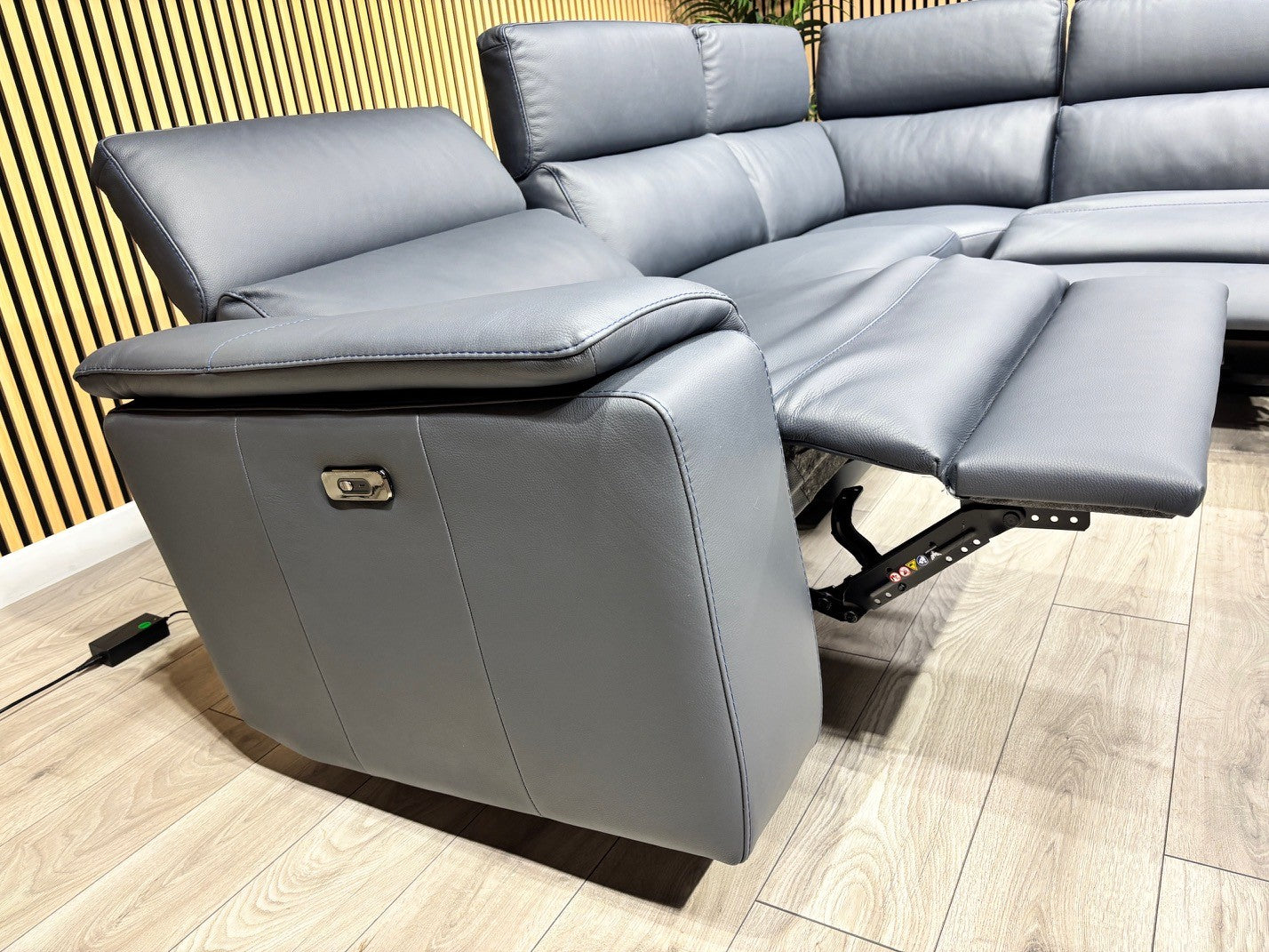Furniture Village - Nicoletti Davide Small Leather Corner Power Recliner - RRP £4945