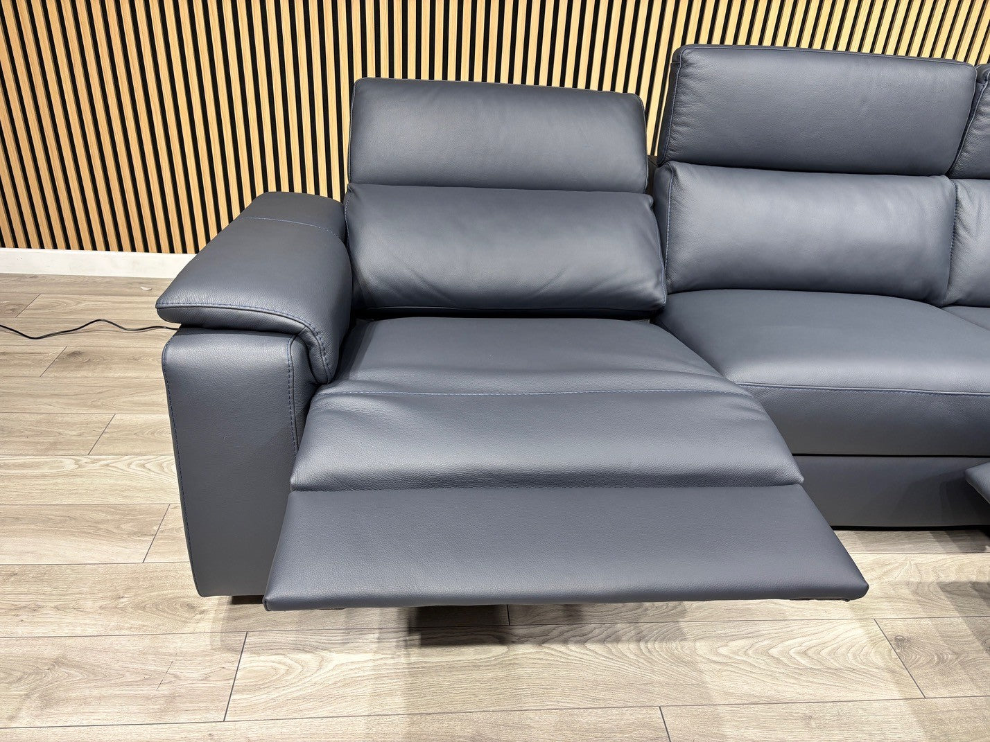 Furniture Village - Nicoletti Davide Small Leather Corner Power Recliner - RRP £4945