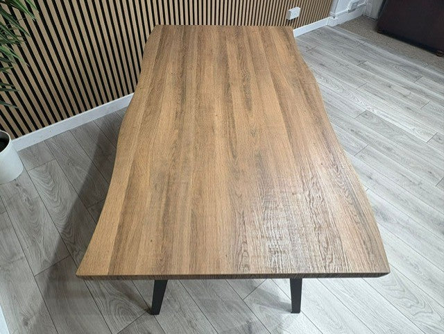 NEXT Sample - Wavy Edge Industrial Dining Table  - RRP £698