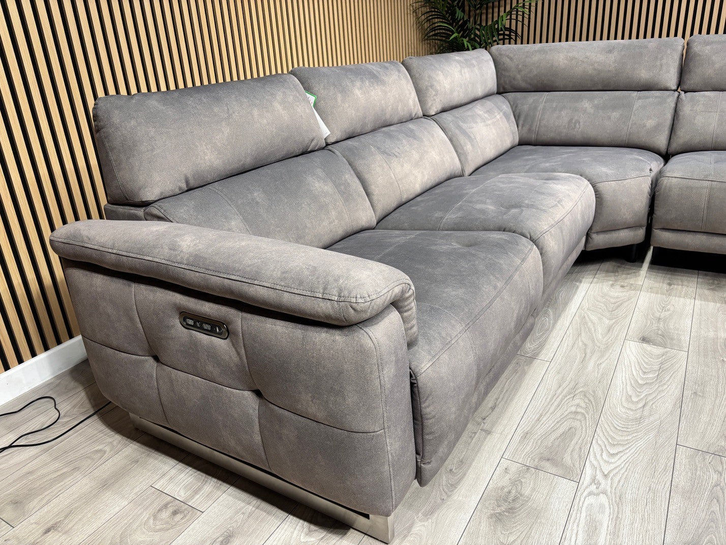 Furniture Village MOET Fabric 2 Corner 2 Sofa Power Recliners - RRP £3595