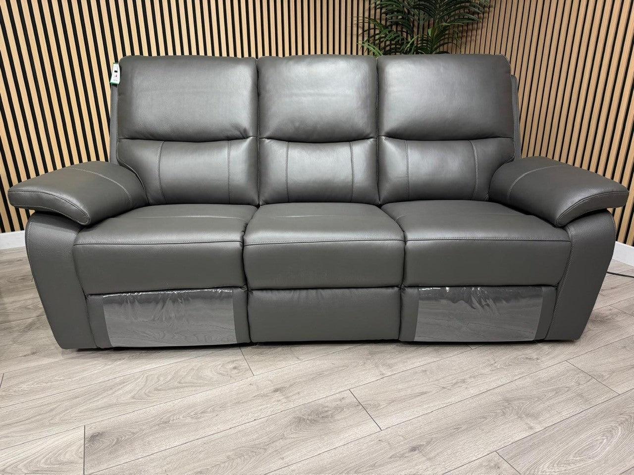 CANNES Leather 3+2 Seater Sofa Set Power Recliners RRP £3698