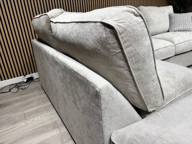 Furniture Village New Legend LHF Fabric Chaise Corner Sofa