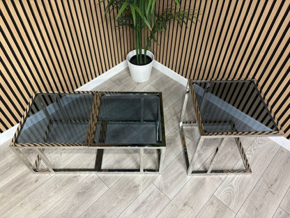 Furniture Village - Yoko Coffee & Lamp Table Set - RRP £688