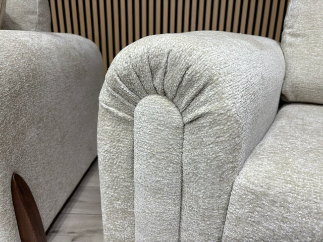 Sofology Marble Arch Fabric 4 Seater Sofa + Love Chair Set, RRP £3098