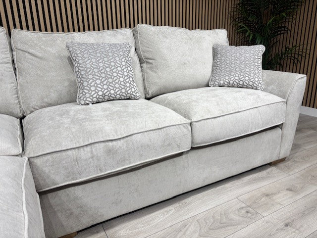 Furniture Village New Legend LHF Fabric Chaise Corner Sofa