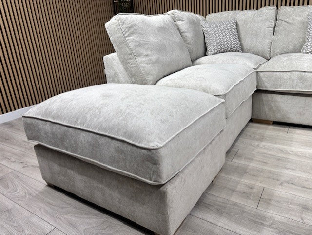 Furniture Village New Legend LHF Fabric Chaise Corner Sofa