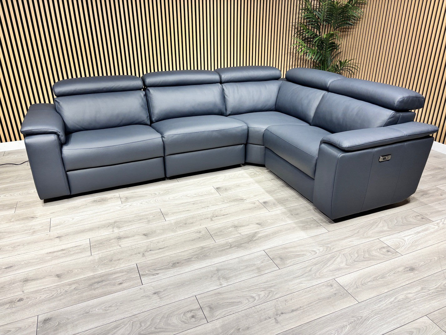 Furniture Village - Nicoletti Davide Small Leather Corner Power Recliner - RRP £4945