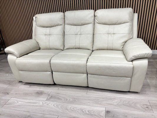 SOPHIA Leather 3 Seater Sofa, Power Recliner RRP £1995