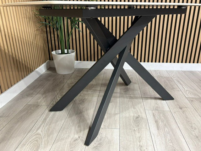 Furniture Village - Lima Marble Effect Dining Table  - RRP £699