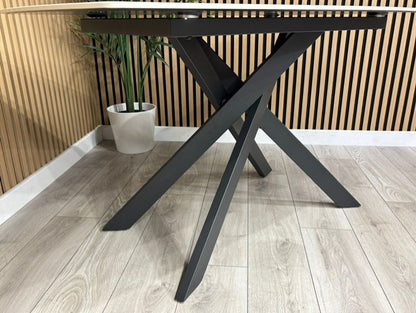 Furniture Village - Lima Marble Effect Dining Table  - RRP £699