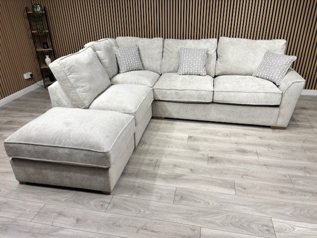 Furniture Village New Legend LHF Fabric Chaise Corner Sofa