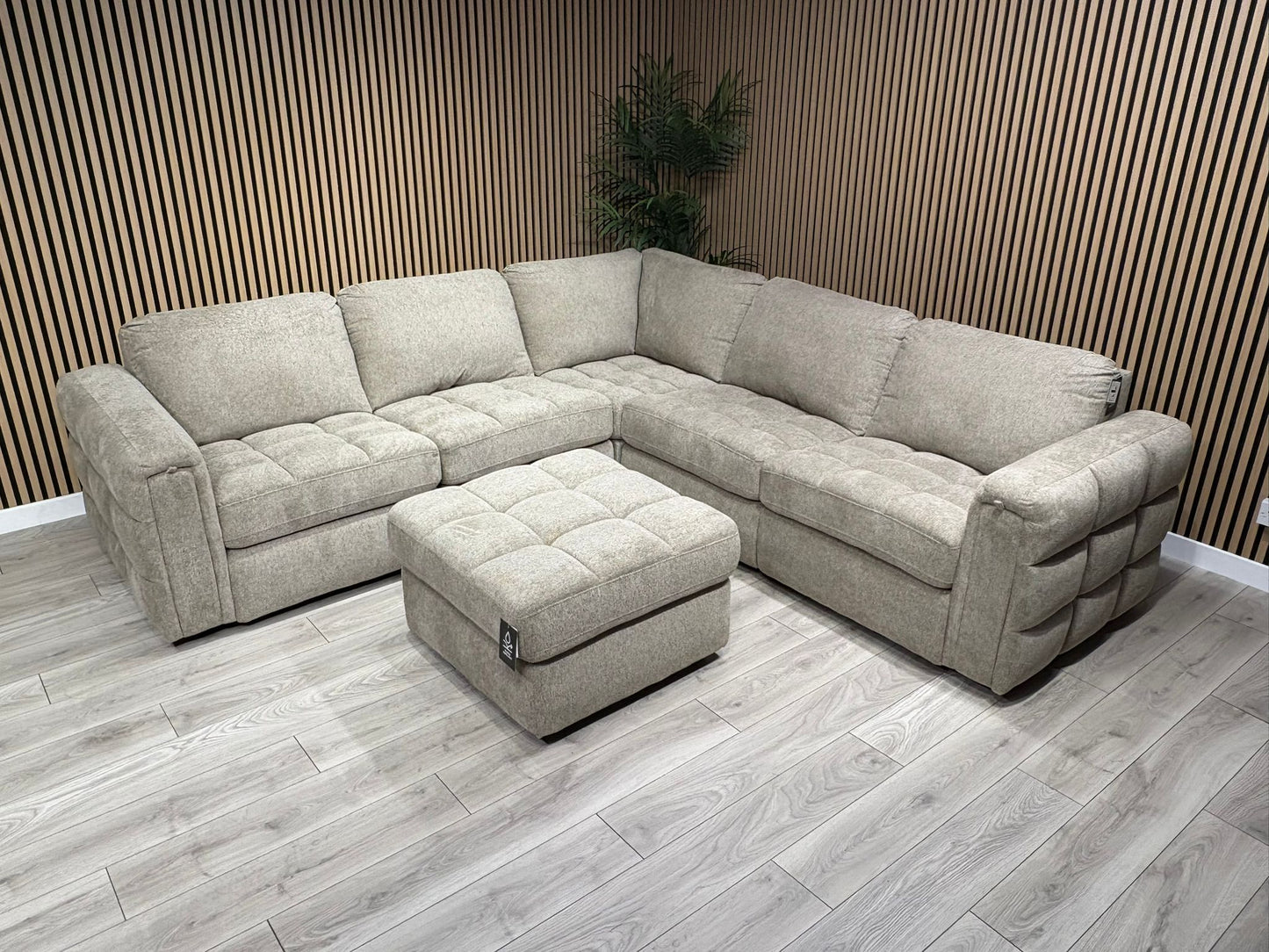DFS - MAVAM Modular Premium Fabric 2 Corner 2 Sofa + Footstool - RRP £3499