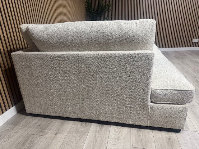 CARNABY Premium Fabric U Shaped Corner Chaise Sofa + Footstool - RRP £1,999