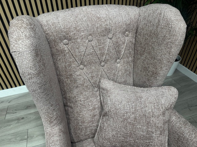 Laura Ashley LYNDEN Style Fabric Wingback Chair - RRP £999