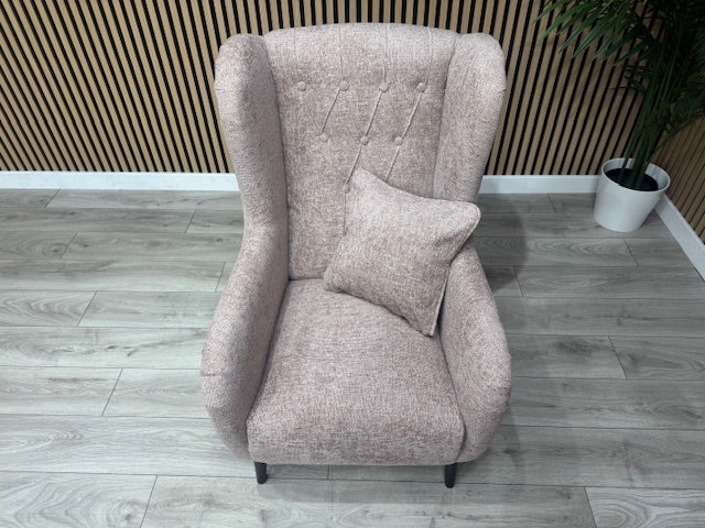 Laura Ashley LYNDEN Style Fabric Wingback Chair - RRP £999