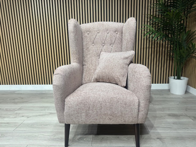 Laura Ashley LYNDEN Style Fabric Wingback Chair - RRP £999