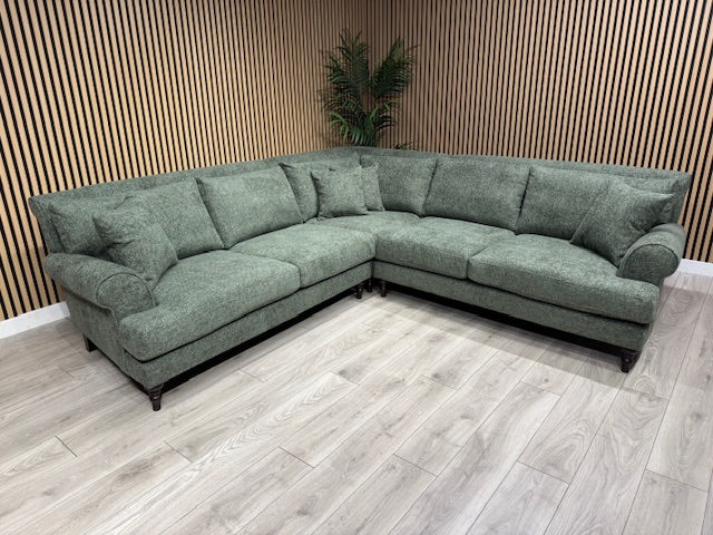 Laura Ashley LYNDEN Style Fabric Corner Sofa - RRP £2900