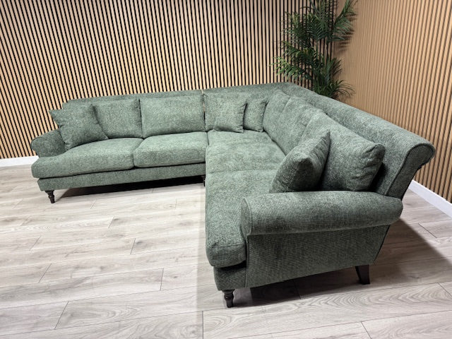 Laura Ashley LYNDEN Style Fabric Corner Sofa - RRP £2900