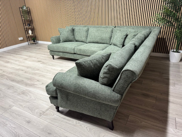 Laura Ashley LYNDEN Style Fabric Corner Sofa - RRP £2900