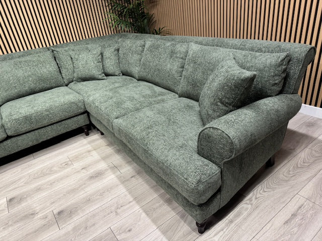 Laura Ashley LYNDEN Style Fabric Corner Sofa - RRP £2900