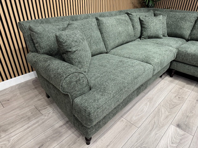 Laura Ashley LYNDEN Style Fabric Corner Sofa - RRP £2900