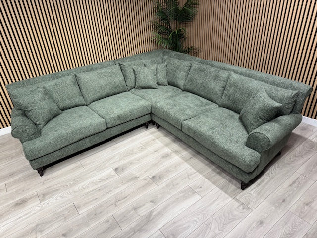 Laura Ashley LYNDEN Style Fabric Corner Sofa - RRP £2900