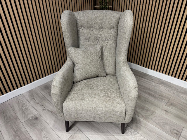 Laura Ashley LYNDEN Style Fabric Wingback Chair - RRP £999