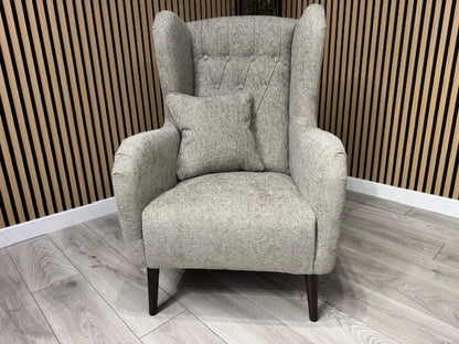 Laura Ashley LYNDEN Style Fabric Wingback Chair - RRP £999