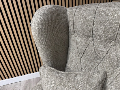 Laura Ashley LYNDEN Style Fabric Wingback Chair - RRP £999