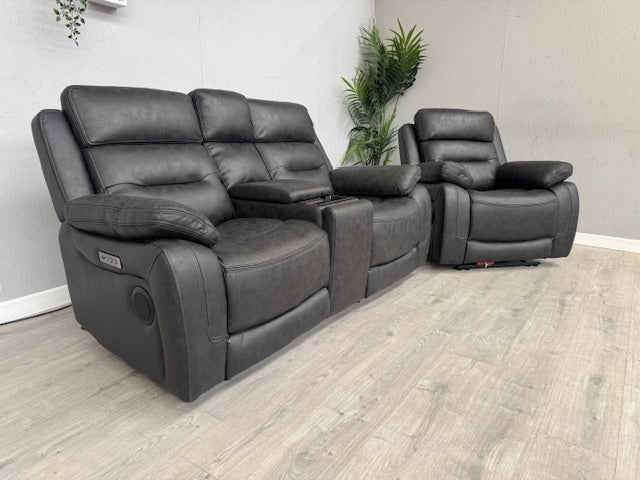 DFS Pierson 3 Seater + Armchair Power Recliners - RRP: £2400