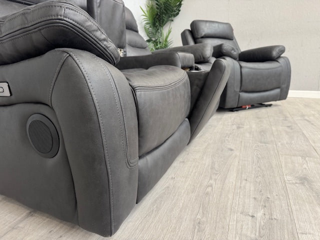 DFS Pierson 3 Seater + Armchair Power Recliners - RRP: £2400