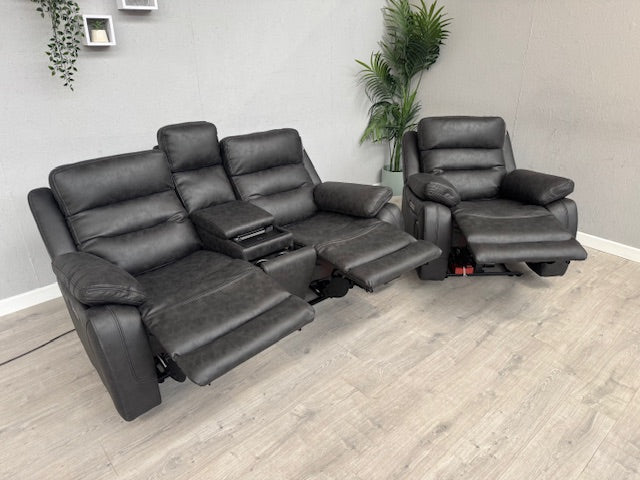 DFS Pierson 3 Seater + Armchair Power Recliners - RRP: £2400