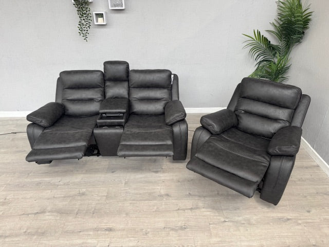 DFS Pierson 3 Seater + Armchair Power Recliners - RRP: £2400