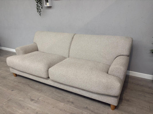 Habitat - Askem Fabric 3 Seater Sofa Natural Weave - RRP £1599