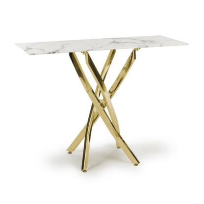Astoria White Gold Console Table