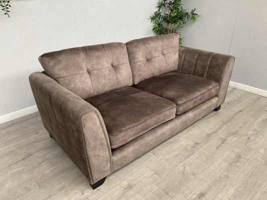 Furniture Village ARIANA Fabric Classic Back 3 Seater Sofa - RRP £1,845